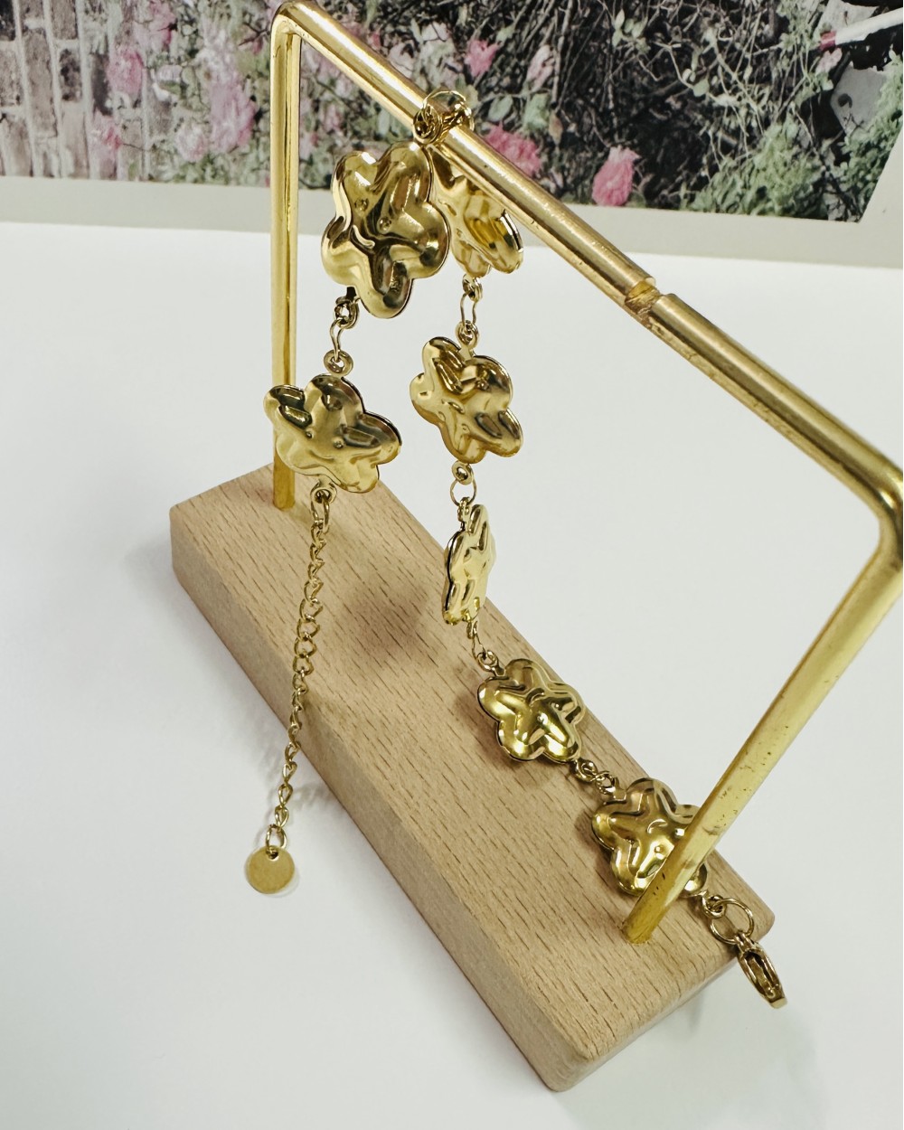 Golden Flower Bracelet