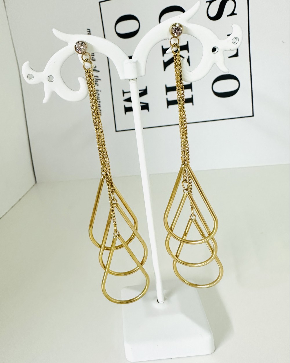 GOLDEN LONG EARRING