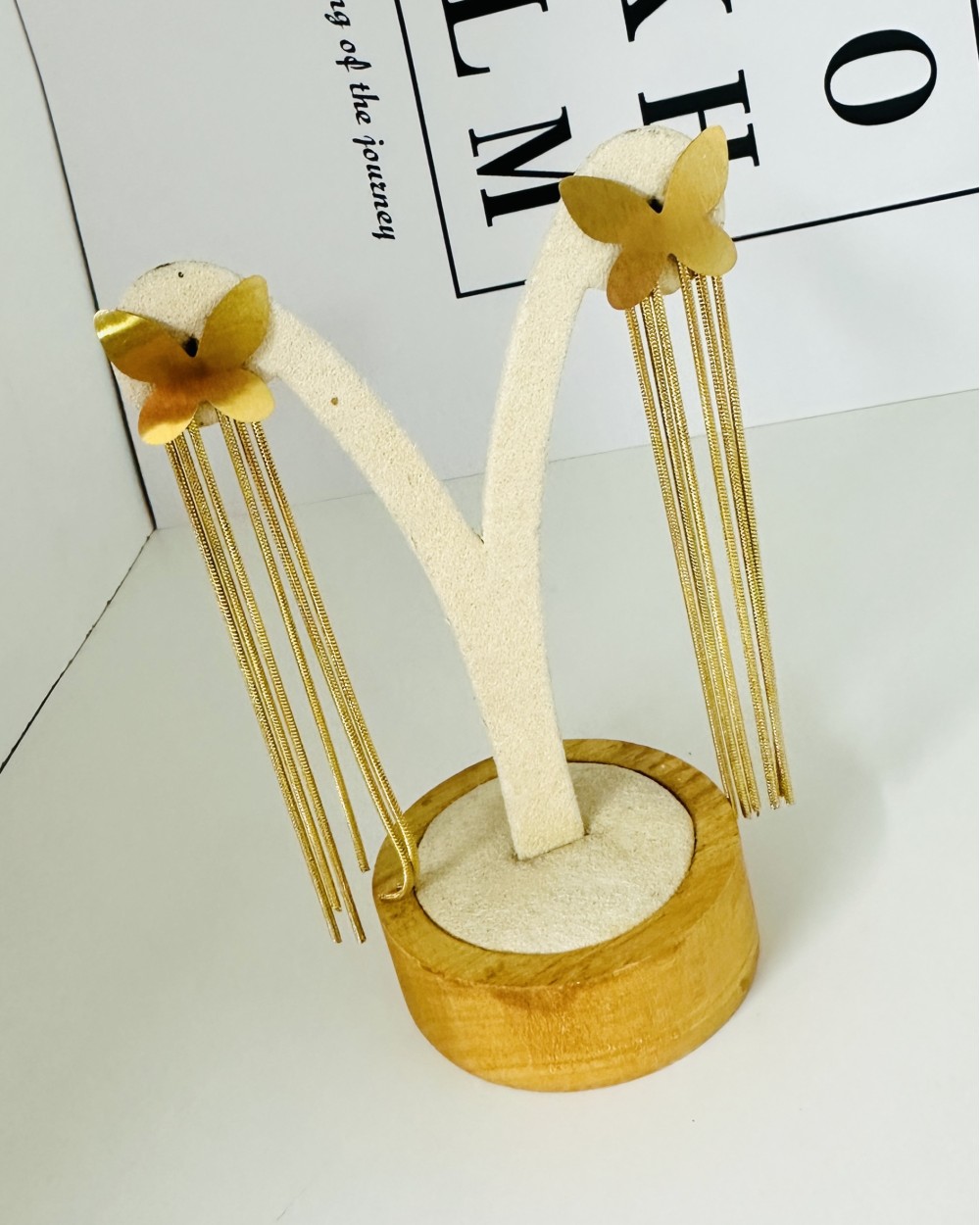 LONG BUTTERFLY EARRING