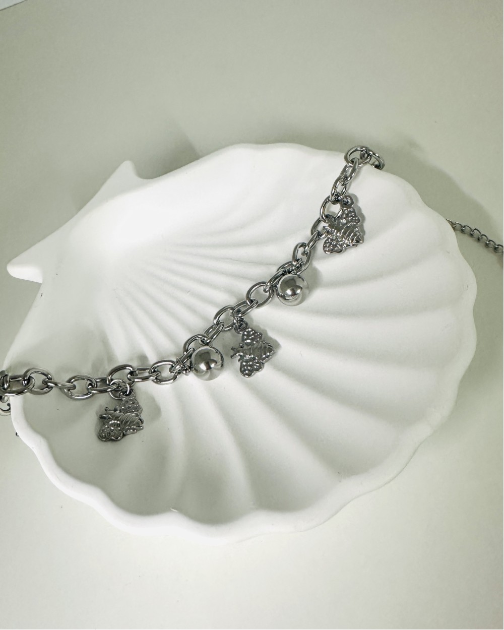 SILVER CHARM BRACELET