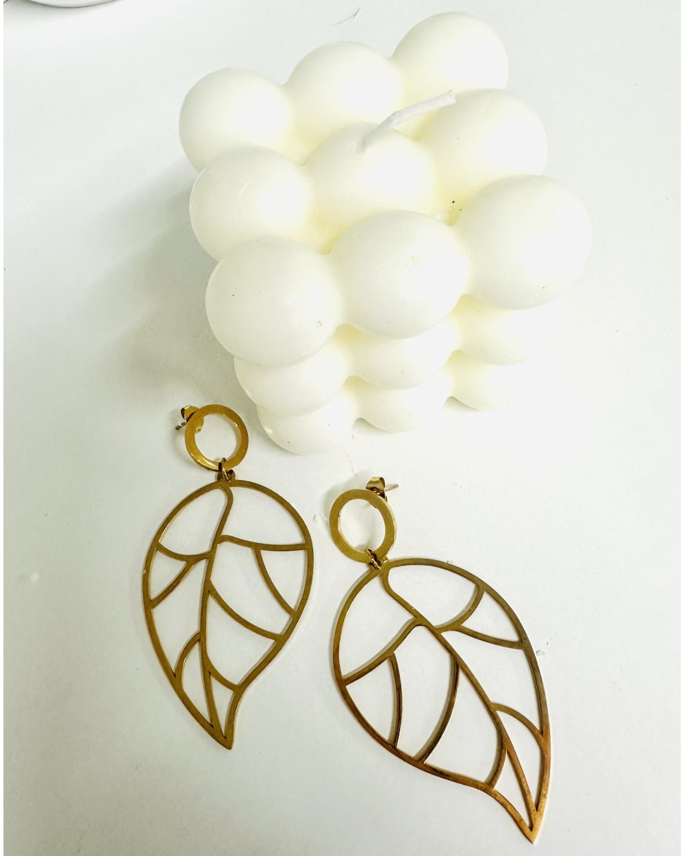 GOLDEN LEAF EARRING