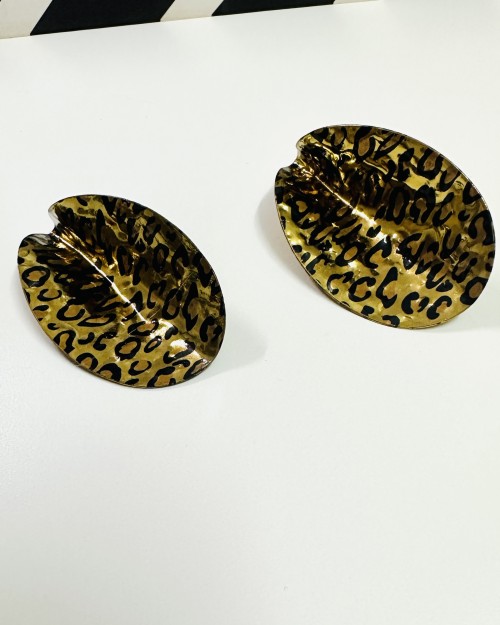 PRINTED EARRING