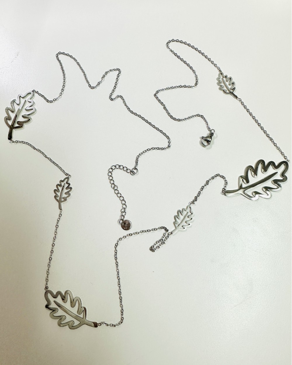 Silver Leaf Necklace