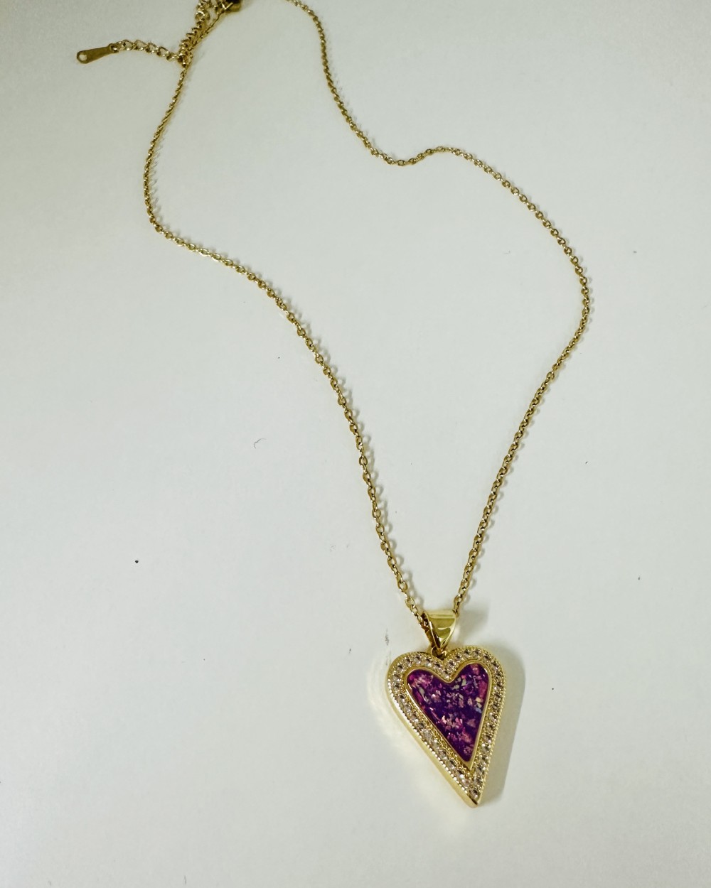 PURPLE HEART NECKLACE