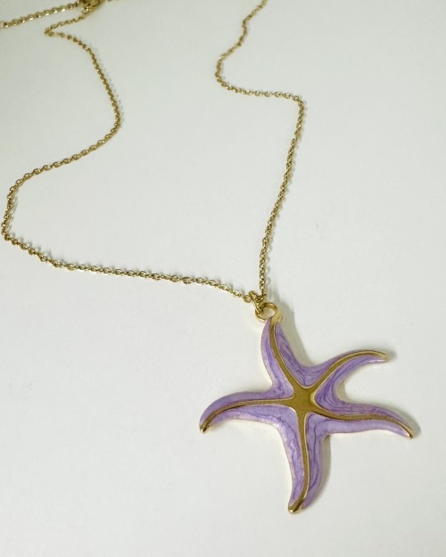 PURPLE STAR NECKLACE