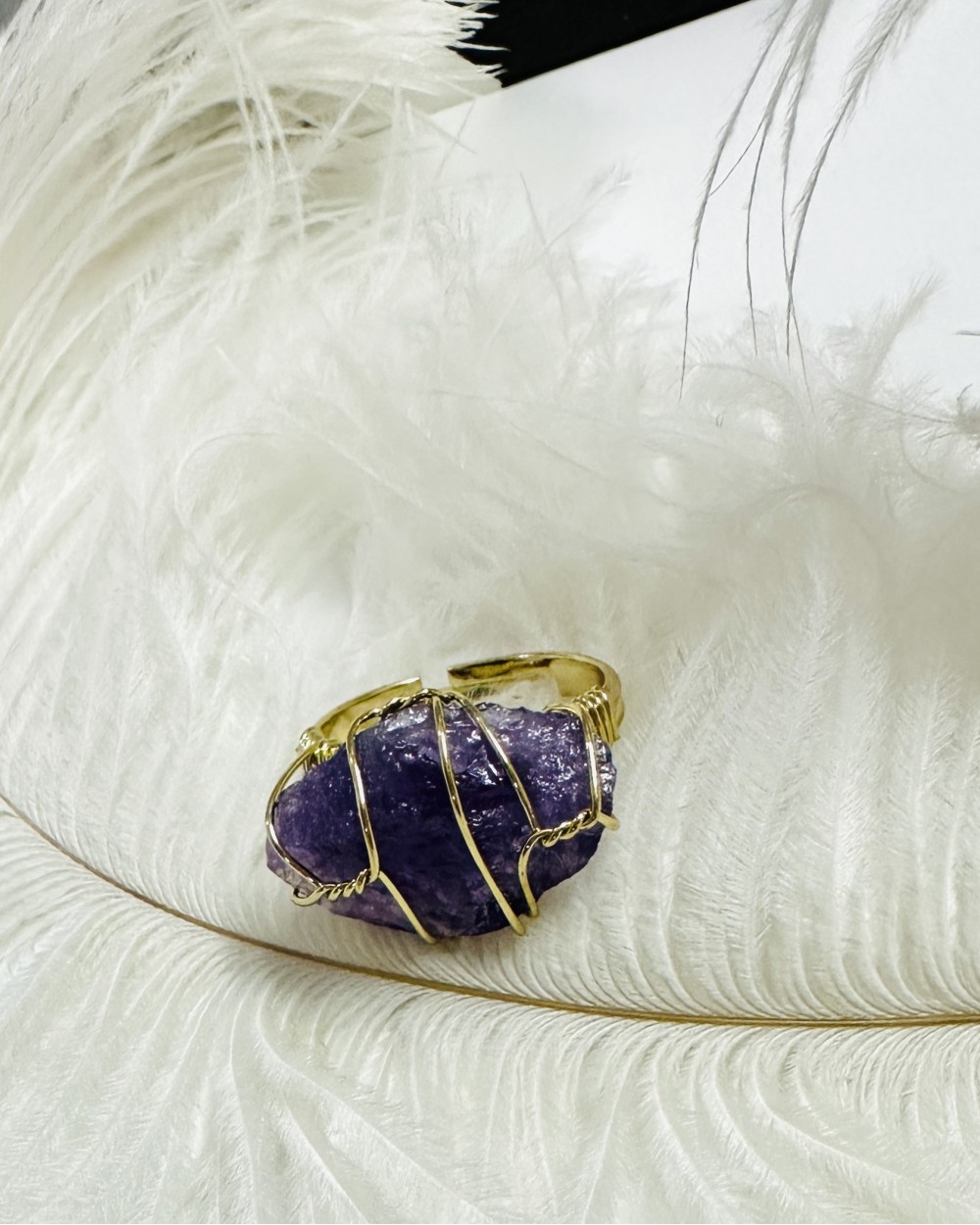 PURPLE STONE RING