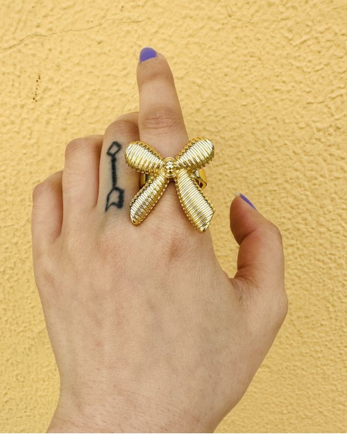BIG BOW RING