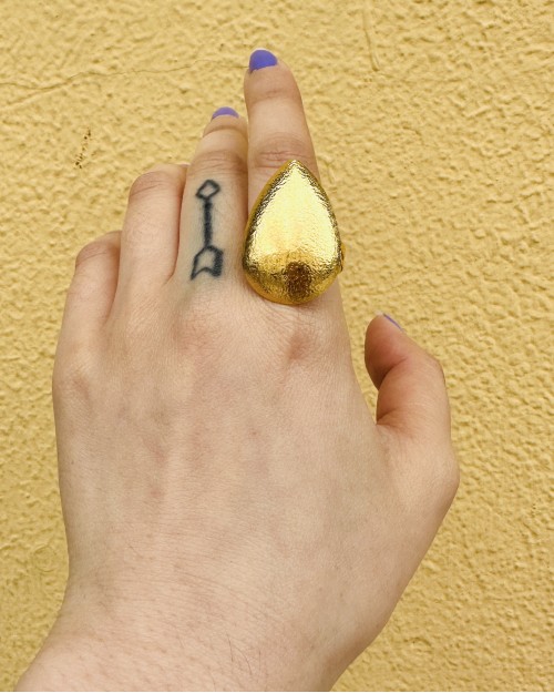 BIG OVAL RING